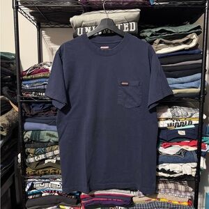 Dickies Navy Short-Sleeve Pocket T-Shirt